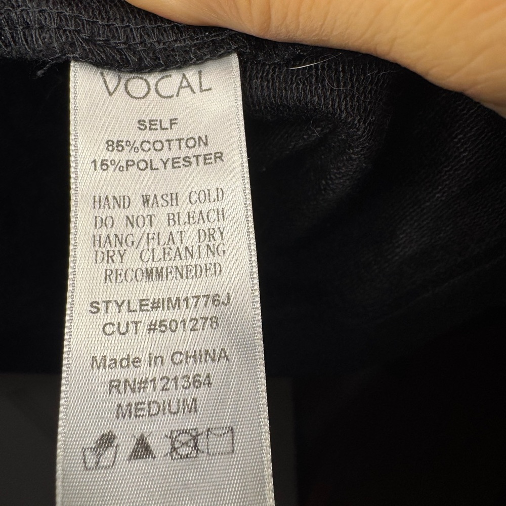 VOCAL Black Jacket with Studs and Eyelets Size M Oversized - Picture 6 of 11